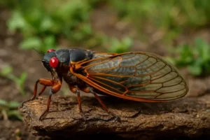 Fakta Unik Tonggeret Firaun: Serangga Bermata Merah dengan Siklus Hidup 17 Tahun